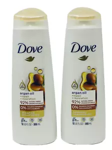 2 Dove argan oil repair natural origin shampoo 12 fl oz new - Picture 1 of 1