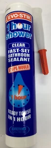 #Evostik 1 Stunde Duschversiegelung klar schnelles Set Anti-Schimmel-Versiegelungsmittel 310ml x 1 - Bild 1 von 2