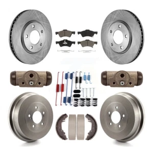 Front Rear Disc Brake Rotor Ceramic Pad Drum Kit (9Pc) For Dodge Chrysler Town & - Picture 1 of 2