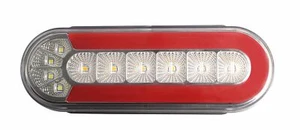 Rückleuchte LED TL klein oval 1224V - Bild 1 von 3