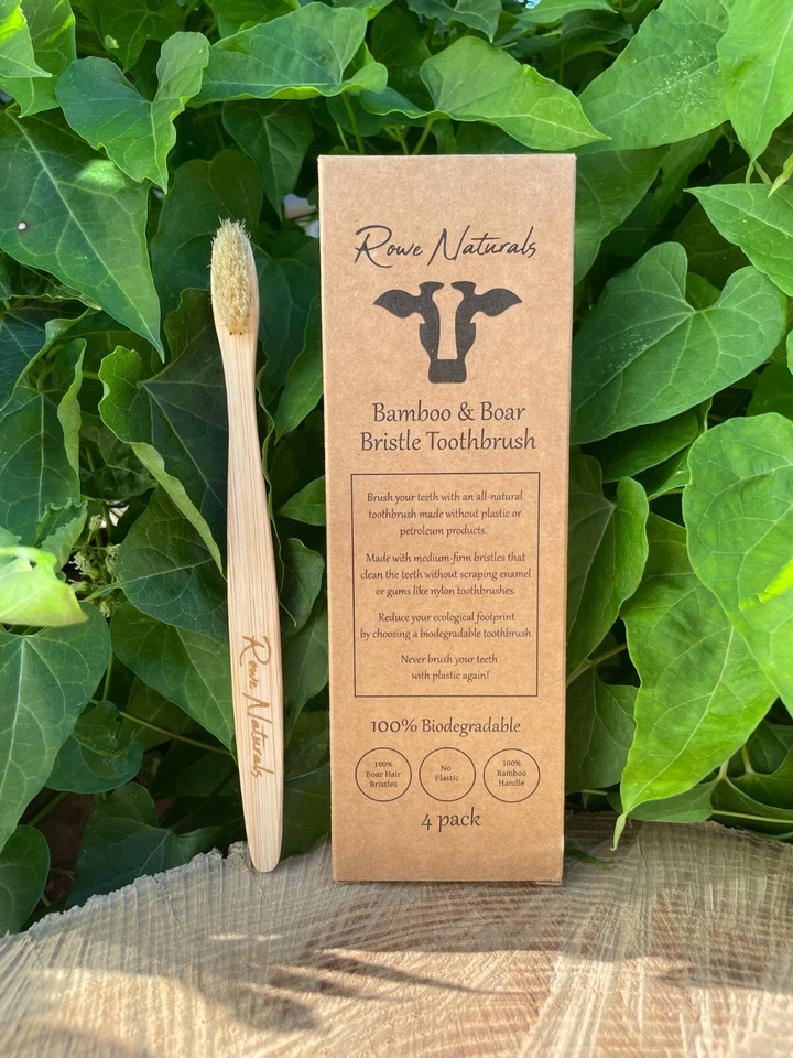 Bamboo and Boar Bristle Toothbrush - Image 1 of 4