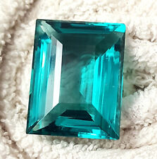 Green Bluish Topaz Loose Gemstone 55.60 Ct Topaz Emerald Cut Jewellery & Pendent