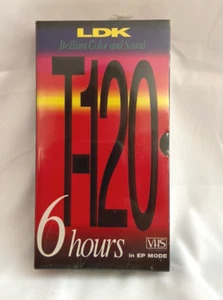 Cinta VHS en blanco LDK 6 horas nueva sellada - Imagen 1 de 2