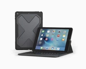 ZAGG RUGGED MESSENGER Dual Bluetooth KEYBOARD AND CASE for iPad 9.7” Gen 5/6/7 - Picture 1 of 11