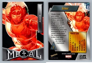 ARMOR #2 - 2020 Marvel X-Men Metal Universe Black Epack Exclusive - Picture 1 of 1