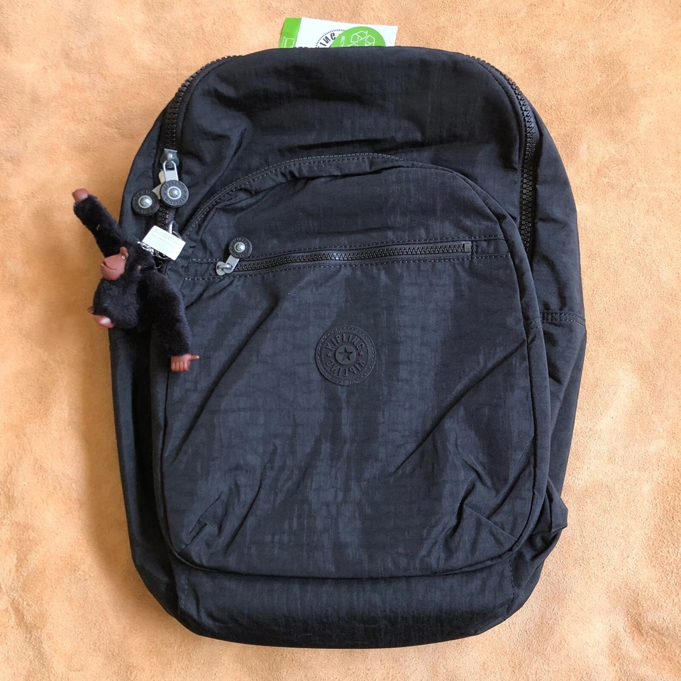 Kipling Seoul Large 15" Laptop Backpack KI12060DH Black Tonal OUT