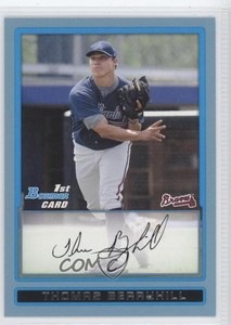 2009 Bowman Draft Prospects Blue /399 Thomas Berryhill #BDPP50
