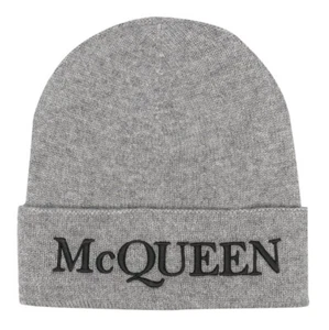 ALEXANDER McQUEEN LOGO GORRO CACHEMIR HECHO EN ITALIA 6631954201Q1460 - Imagen 1 de 4