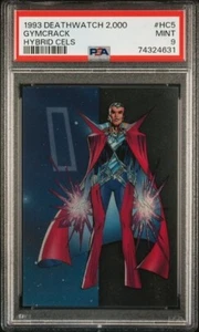 1993 Deathwatch 2000 GYMCRACK Acetate HYBRID CELS Clear Card PSA 9 Highest Pop 2 - Picture 1 of 1