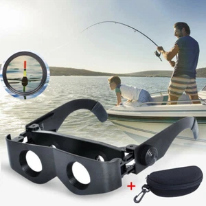 Focus Occhiali Telescopio Lente di Ingrandimento Binocolo Pesca Match HD Lenti Occhiali - Foto 1 di 11