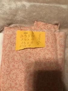 Pink Floral Quilting Fabric - Picture 1 of 3