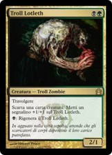 1X Lotleth Troll Return to Ravnica NM/EX Italian MTG CARD