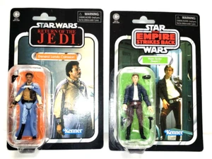 STAR WARS VINTAGE COLLECTION LANDO GENERAL VC50 HAN SOLO BESBIN VC47 MOC LOT - Picture 1 of 5