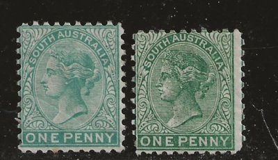 South Australia, SG 167, 167b mint - Image 1 of 2