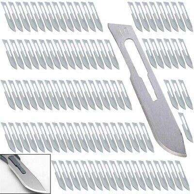 100 Surgical Sterile Blades Scalpel Knife Handle Medical Dental DIY Carving Tool • 5.96$