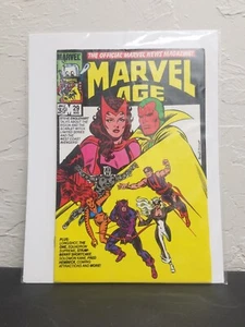 MARVEL AGE 29 SCARLET WITCH VISION 1ST APPEARANCE LONGSHOT PREVIEW (1985 MARVEL) - Picture 1 of 5