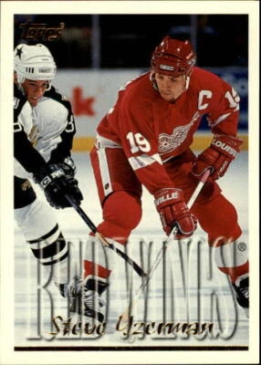 1995-96 Topps #237 Steve Yzerman - NM-MT - Image 1 of 2