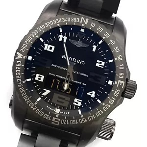 Breitling Emergency V76325 Night Mission Titanium Black SuperQuartz - Picture 1 of 6