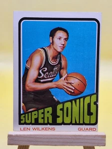1972 Topps #81 Len Wilkens Seattle Supersonics   - Bild 1 von 2