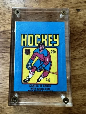 1979/80 O-PEE-CHEE Hockey Wax Pack Wrapper OPC - WONDER CAMERA Werbung im Etui - Bild 1 von 4