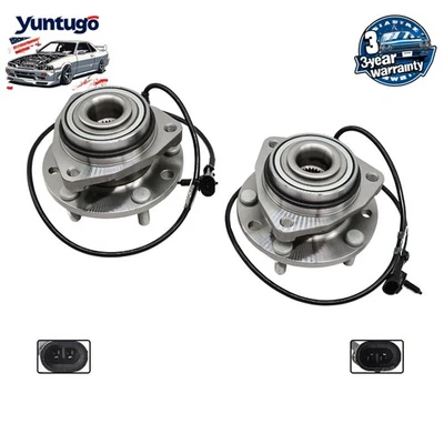 Pair Front Wheel Bearings Hub For 97-04 Chevy S10 GMC JIMMY Sonoma US Foto 1 de 4