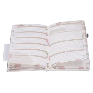 Weekly Planner A5 Ink Proof Ribbon Marker Thick Paper Smoothing Weekly Goals Not - Picture 1 of 12