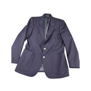 Cappotto Sportivo Uomo Navy Eaton Birkdale 100% Lana 40R - Ottime Condizioni - Foto 1 di 13