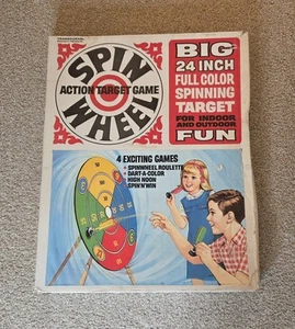 RARE Vintage Transogram Spin Wheel Dart Game 1967 Action Target Game Sealed NEW - Picture 1 of 5