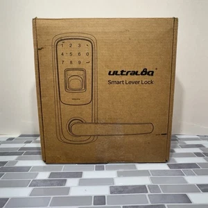 Ultraloq UL3BT Fingerprint Touchscreen Keyless Smart Lever Door Lock BRONZE NIB - Picture 1 of 11
