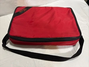 Lebo Voyager Canvas 30 Kassetten Band Aufbewahrung Tragetasche rot - Bild 1 von 7