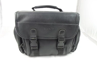 Sony Soft Padded Leather Bag Carrying Case for Cameras/Camcorders (LCS-VA2) - Imagem 1 de 3