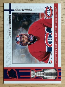 2003-04 Pacific Quest for the Cup azul #59 Jose Theodore - Imagen 1 de 2