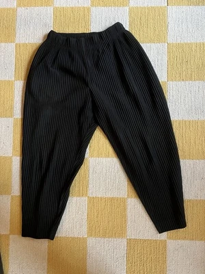 PLEATS PLEASE Issey Miyake Pleated Pants Black Size 1 - Image 1 of 4