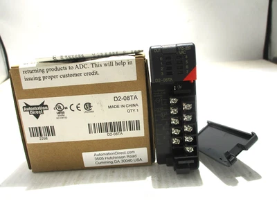 NEW AUTOMATION DIRECT D2-08TA OUTPUT MODULE - Image 1 of 3
