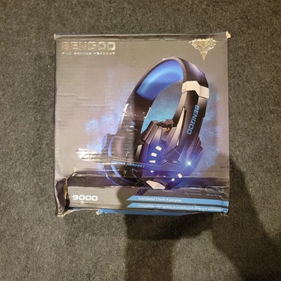 NEW BENGOO G9000 Stereo Pro Gaming Headset PS4 PC Xbox One &Tablet Blue @31 - Image 1 of 4