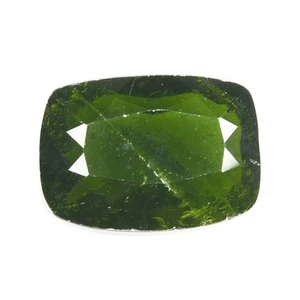 3.48 Cts ExTRA ORDINARY CUSHION (10 x 7 mm) 100% NATURAL GREEN CHROME DIOPSIDE - Picture 1 of 7