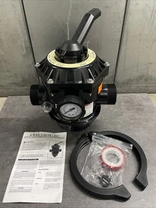 Válvula estilo abrazadera de 6 vías de 1-1/2 pulgadas réplica para filtro de arena spa piscina Pentair 262506 - Imagen 1 de 7