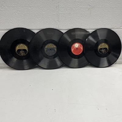 VINTAGE RETRO Vinyl Record 78 RPM Music LP Decca Job Lot Various - Image 1 of 4