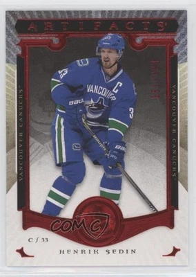 2015-16 Upper Deck Artifacts Ruby /399 Henrik Sedin #82 HOF - Image 1 of 2