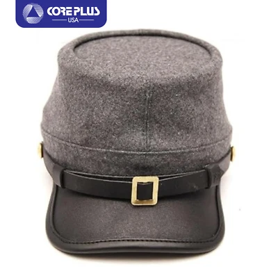 US Civil War Grey Kepi - Plain Design, Available in All Sizes - Image 1 of 4