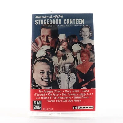 Stagedoor Canteen: Music of the War Years 1941-1943 (Cassette Tape 1988 Capitol) - Image 1 of 4