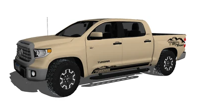 TRD SPORT Decals Set: Tacoma Truck Bed and Doors Vinyl Stickers. Calcomania - Image 1 of 2