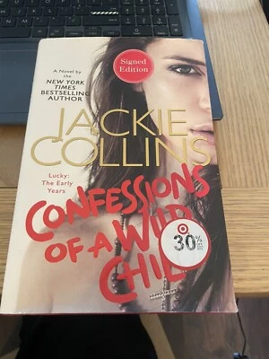 Jackie Collins SIGNED Confessions of a Wild Child First Edition Hcv  AUTOGRAPHED - Image 1 of 4