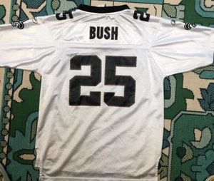 Reggie Bush Youth L 14-16 Reebok NFL New Orleans Saints # 25 Jersey White - Picture 1 of 6