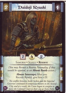 3 x Daidoji Ryushi L5R CCG TCS - Picture 1 of 1