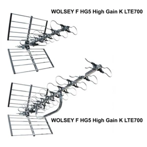 WOLSEY TRIAX HG10 HG5 HIGH GAIN FREEVIEW TV AERIAL ANTENNA  5G CAI 48 52 LTE700 - Picture 1 of 7