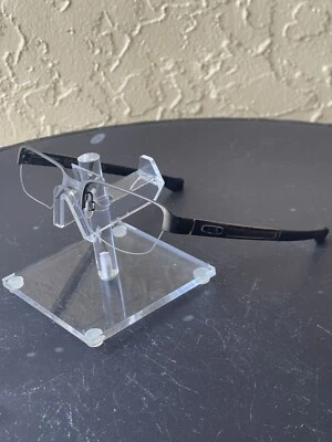 Marco rectangular de anteojos Oakley Boomstand OX5042-0352 para hombre de metal peltre 140 mm Foto 1 de 4