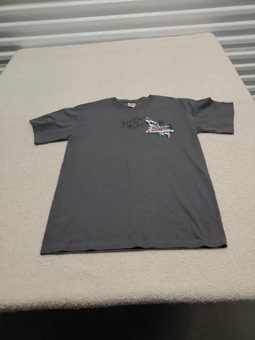 Darrel Waltrip3x Champion Shirt Mens M Let's Go  Racin Boys Autographed Cover