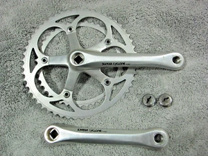 Vintage Suntour Cyclone 7000 Crankset Crank Arms Made in Japan 170mm 53/42t - Picture 1 of 9