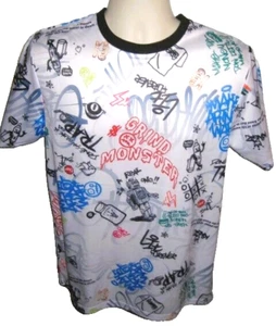 FRESH Prints of Bel-Air Men's Graffiti StreetWear Slightly Sheer T-Shirt (M) $38 - Picture 1 of 4